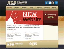Tablet Screenshot of annabank.com